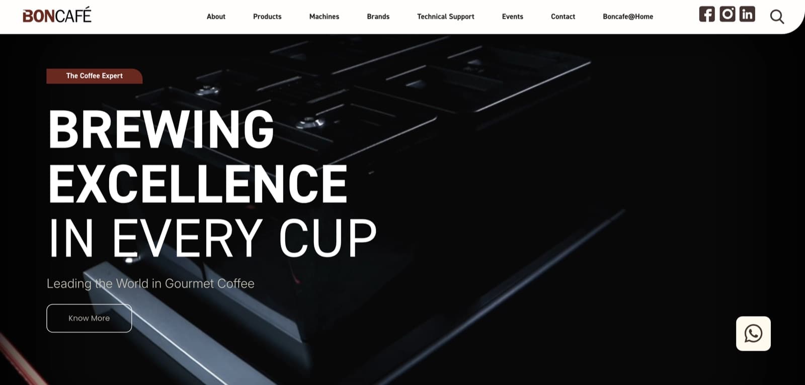 Boncafe website