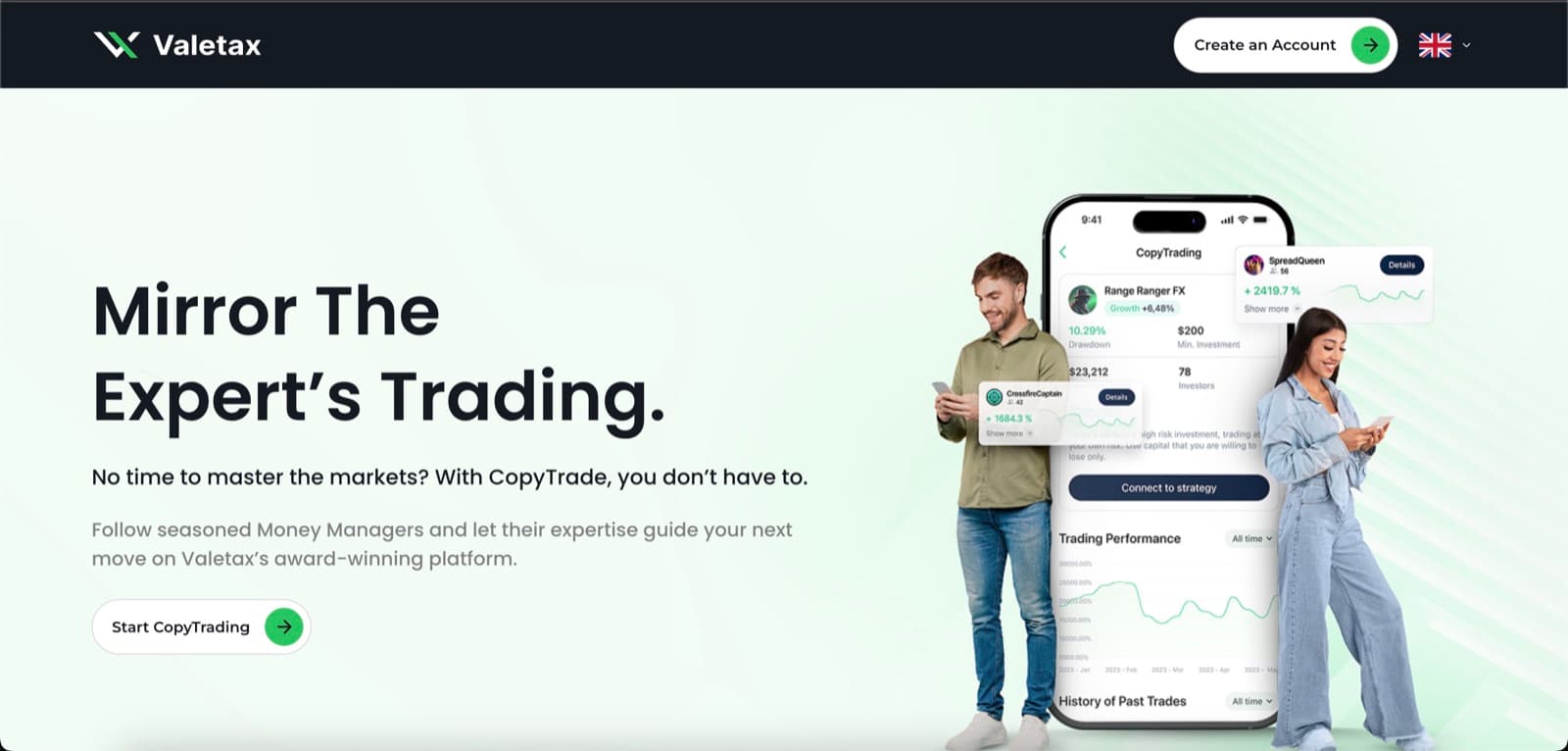 Valetax website